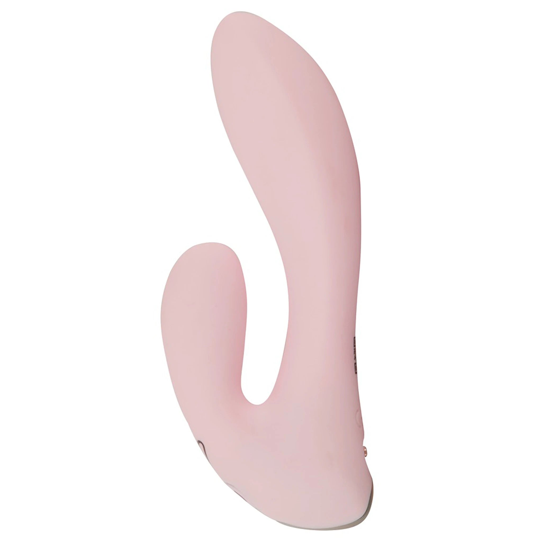 Mini Vibrador Rabbit de Silicone com Dupla Estimulação Rosa (14 cm)