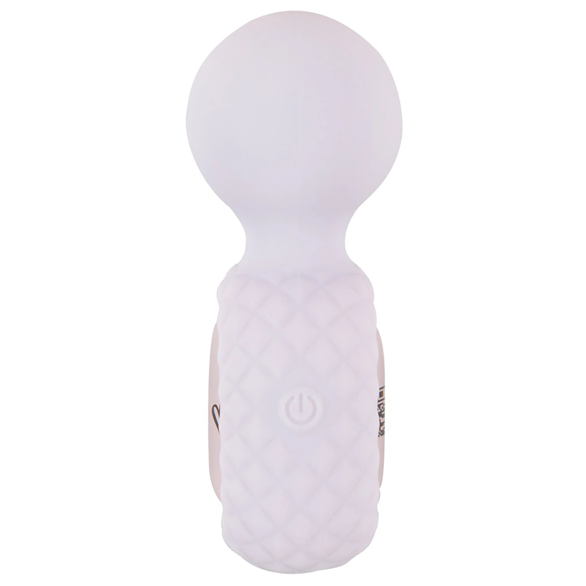Mini Vibrador Massajador Wand de Silicone Roxo (11,4 cm)