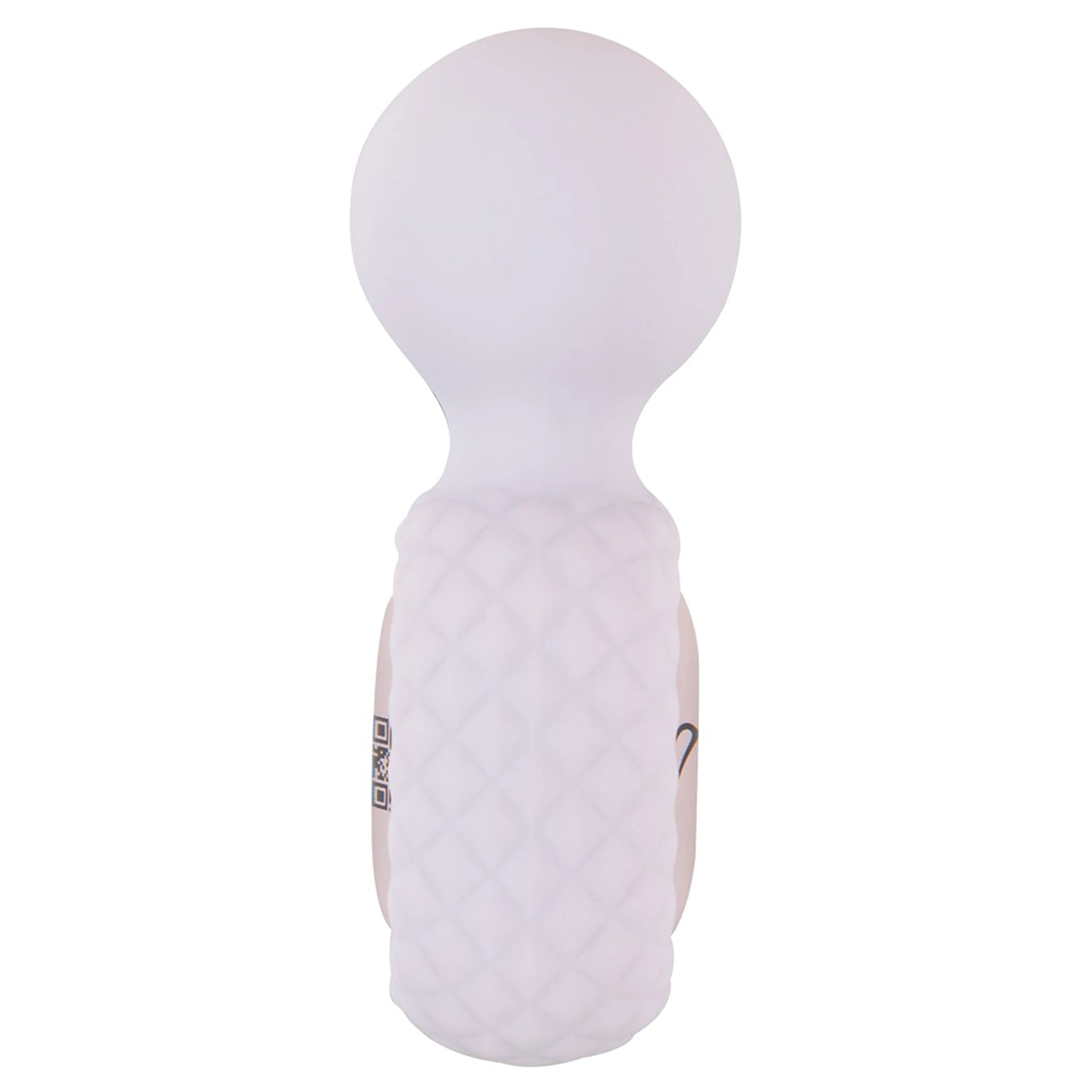 Mini Vibrador Massajador Wand de Silicone Roxo (11,4 cm)