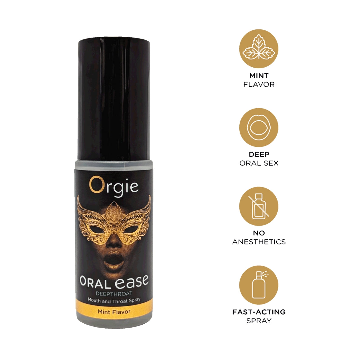 Oral Ease Deepthroat - Spray Para Boca E Garganta