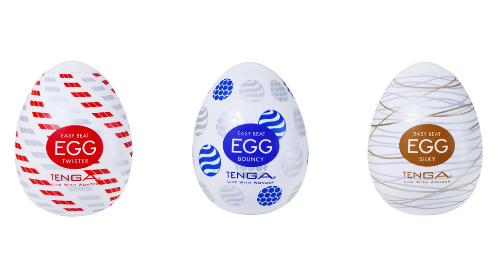 Masturbadores Masculinos Descartáveis TENGA EGG Standard Pack 2