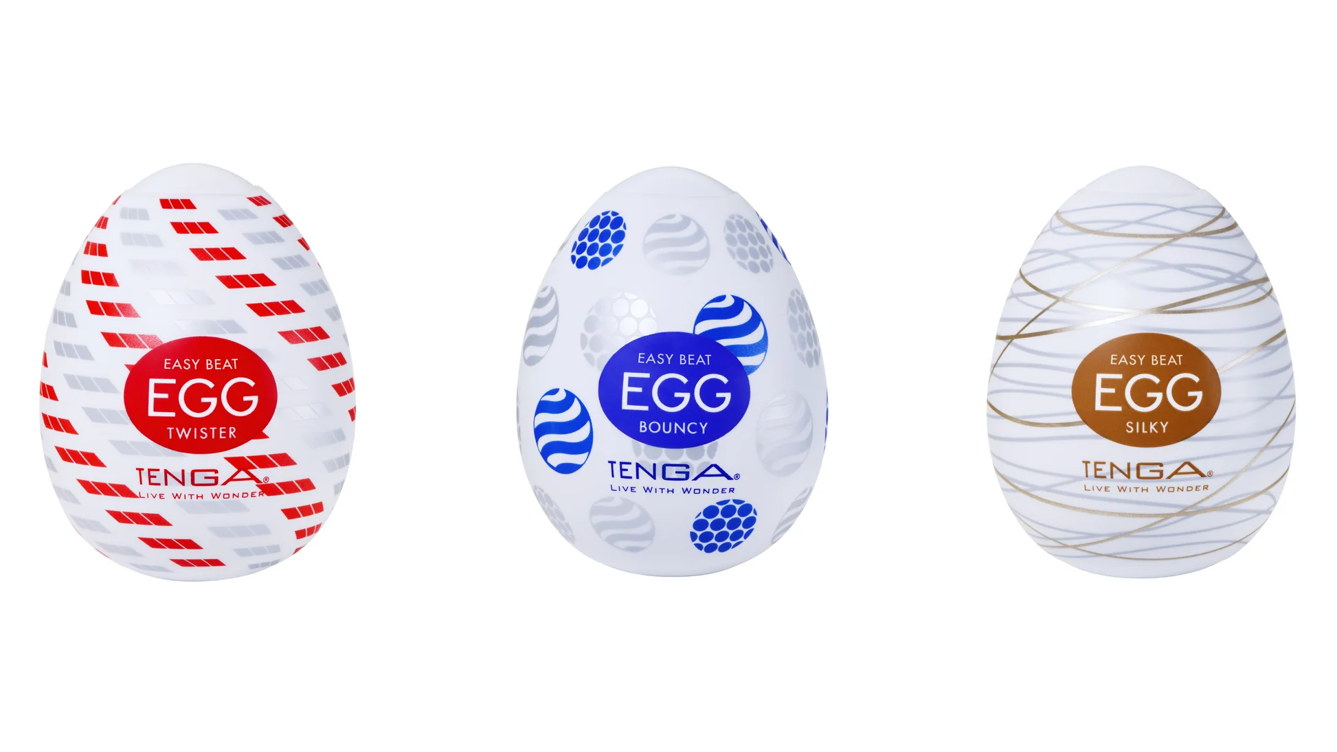 Masturbadores Masculinos Descartáveis TENGA EGG Standard Pack 2
