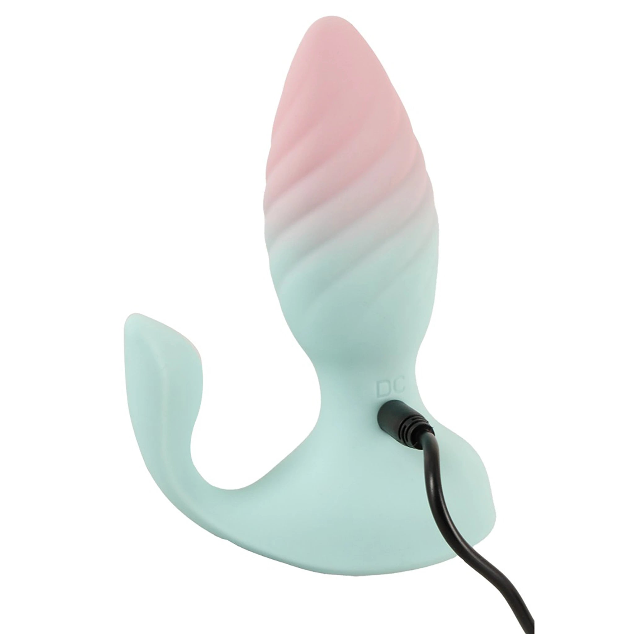 Plug Anal Vibratório de Silicone com Estimulador Perineal e Comando