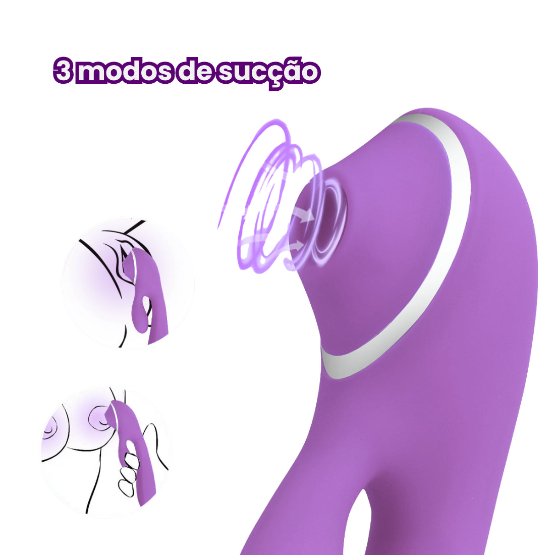 Vibrador 3 em 1 Lily