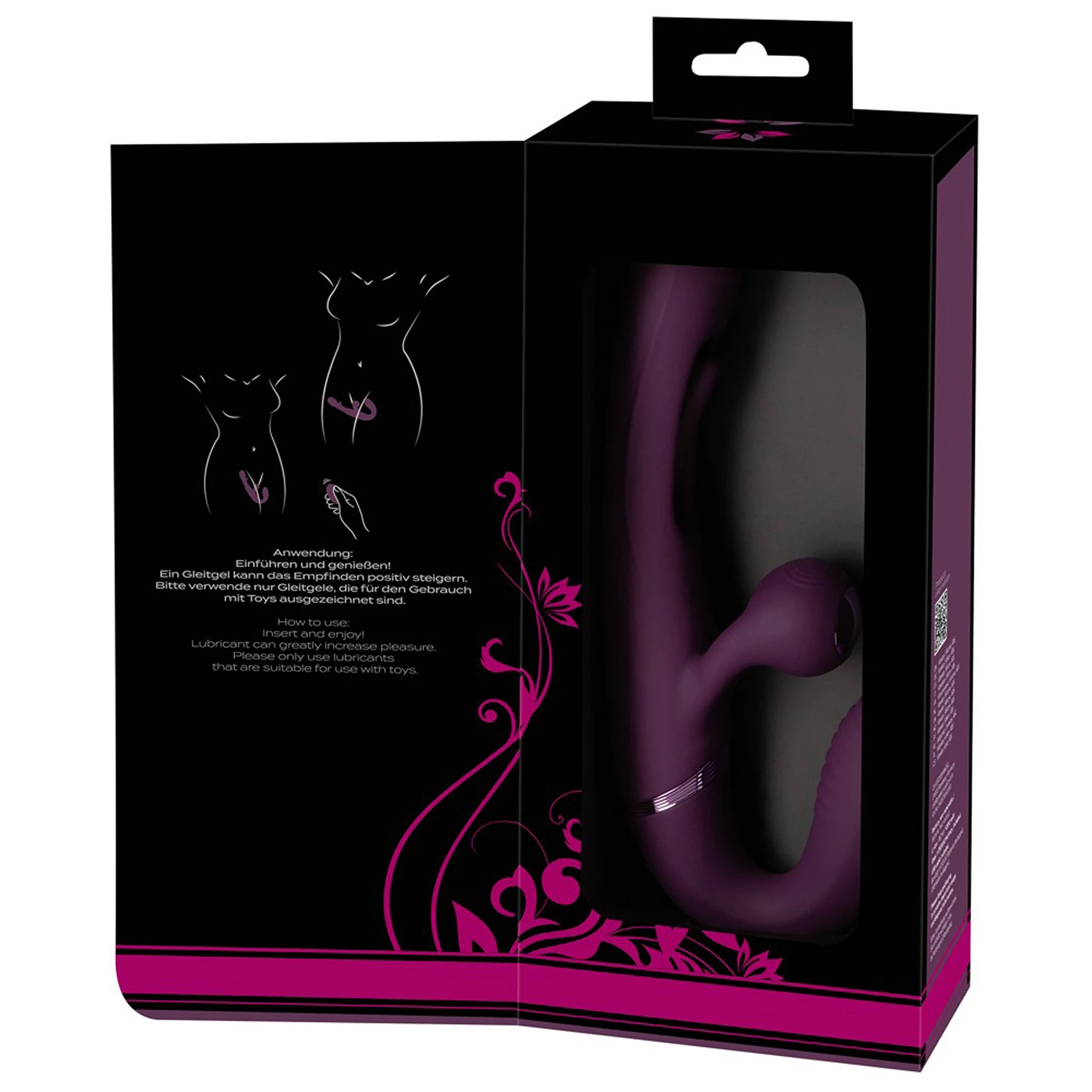 Vibrador Strap-on Sem Alças com Estimulação Dupla e Comando