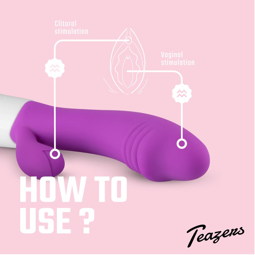 Vibrador Teazers Rabbit Realista (Roxo)