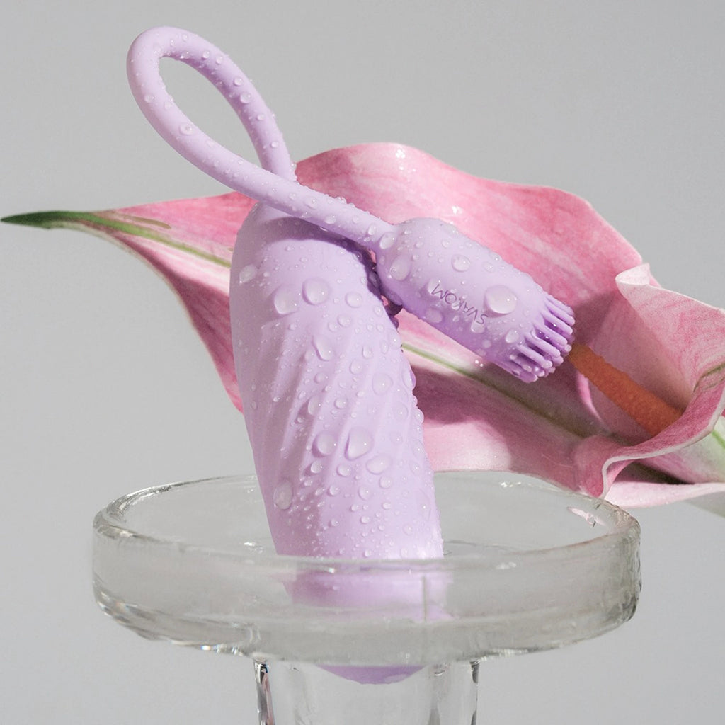 Vibrador Bala com Escova Flexível SVAKOM Plume (Com App)