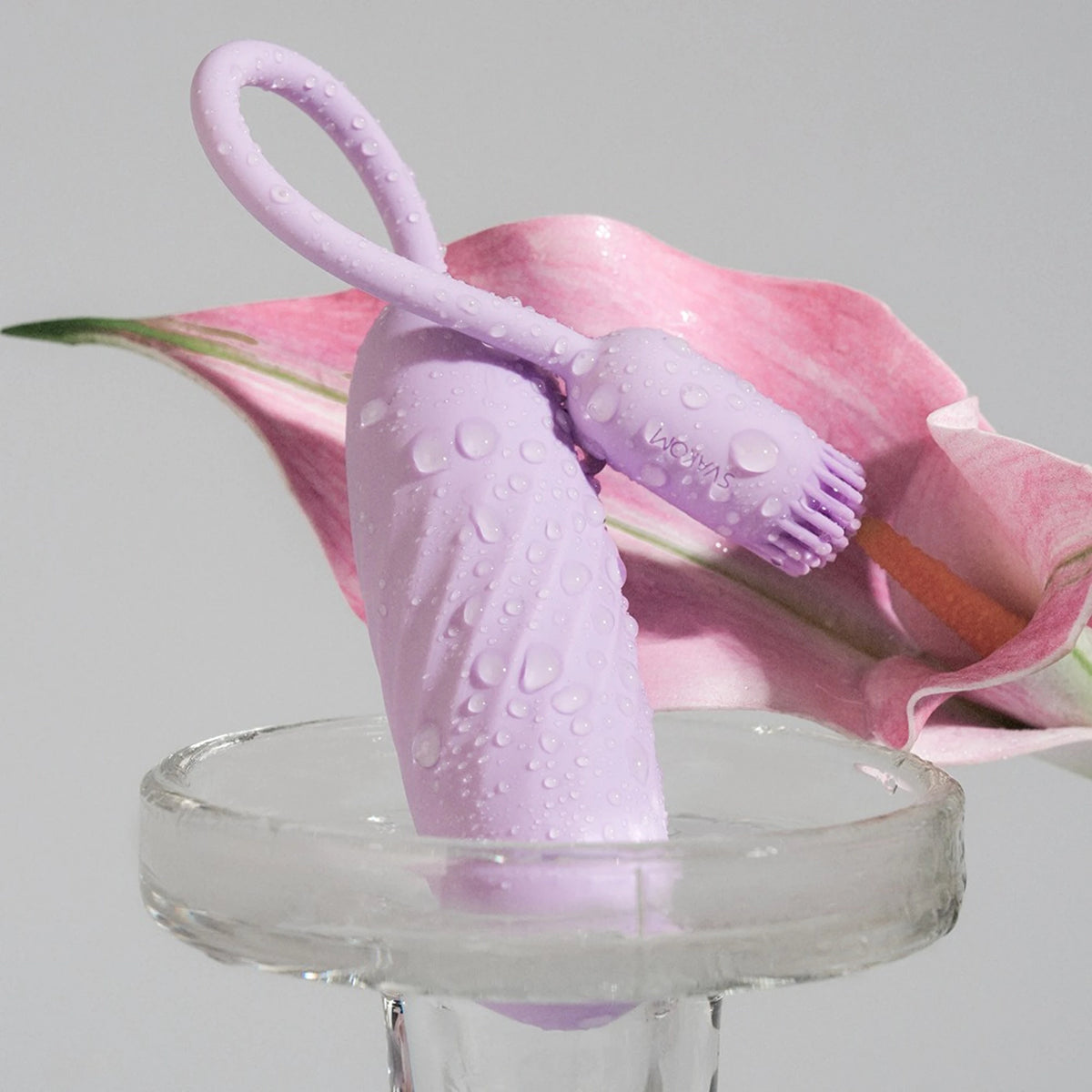 Vibrador Bala com Escova Flexível SVAKOM Plume (Com App)