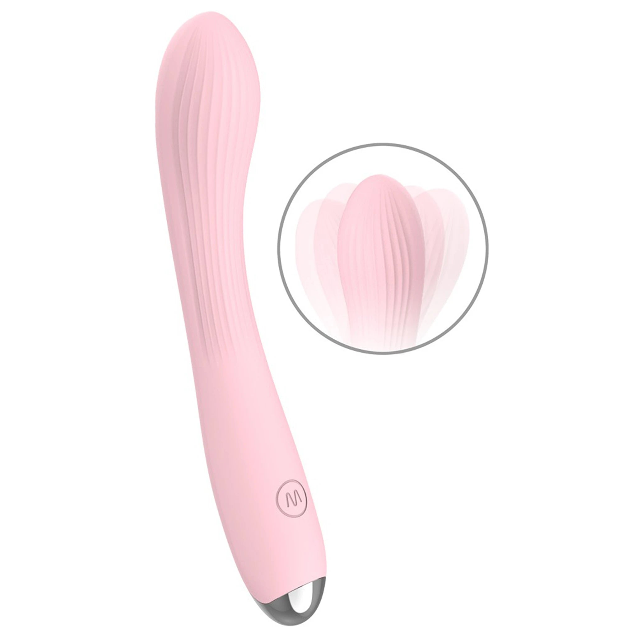 Vibrador Curvo Kireya com Textura Estimulante