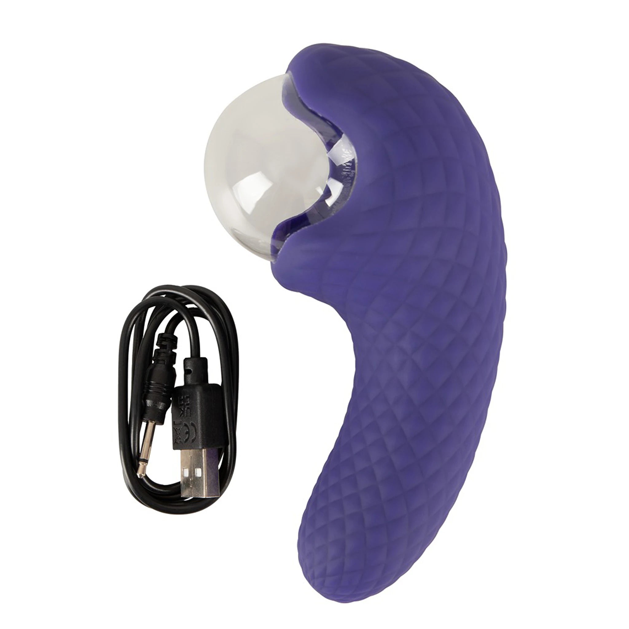 Vibrador Duplo com Esfera de Plasma e Silicone
