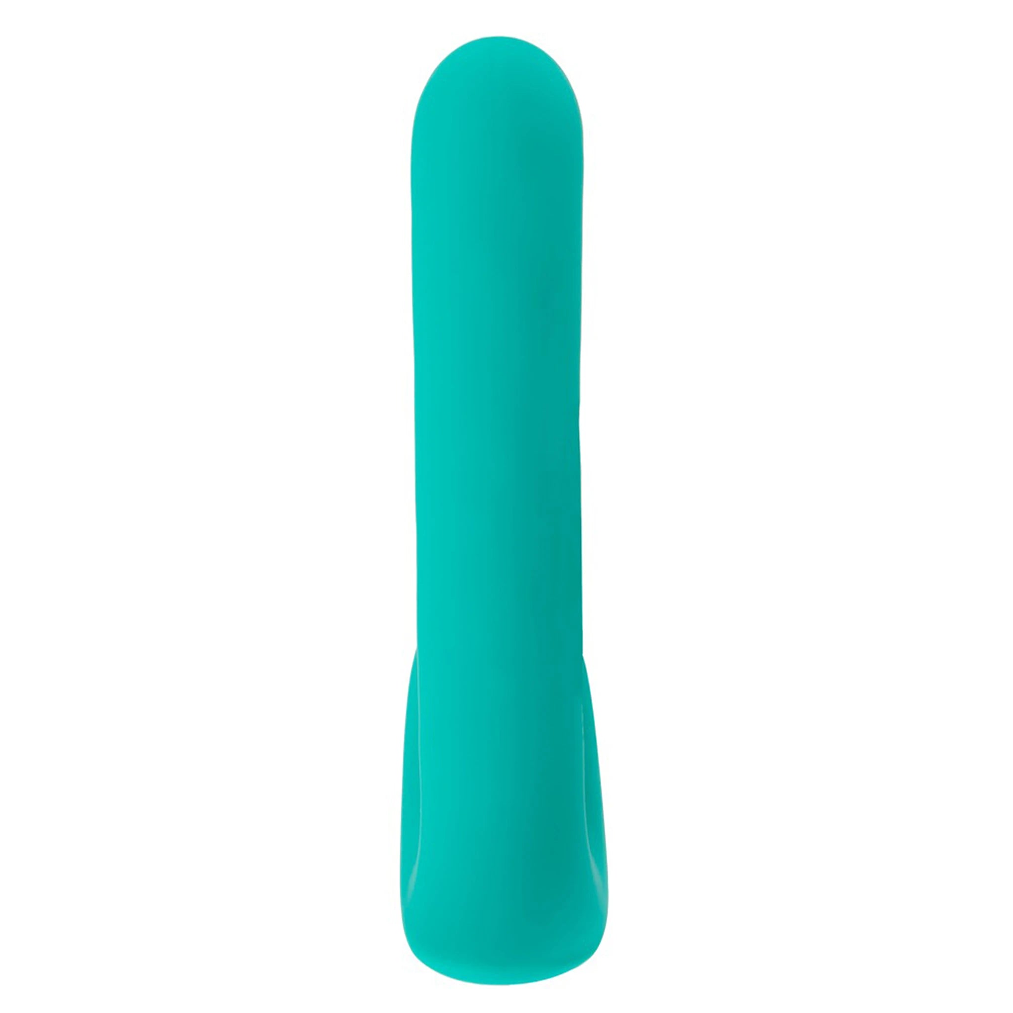 Vibrador Rabbit de Esferas em Silicone Turquesa (17 cm)