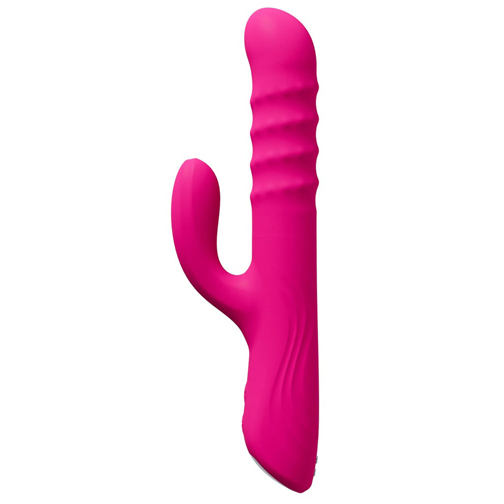 Vibrador Rabbit Rotativo Lovense Velvo Rosa c/ Controlo por App