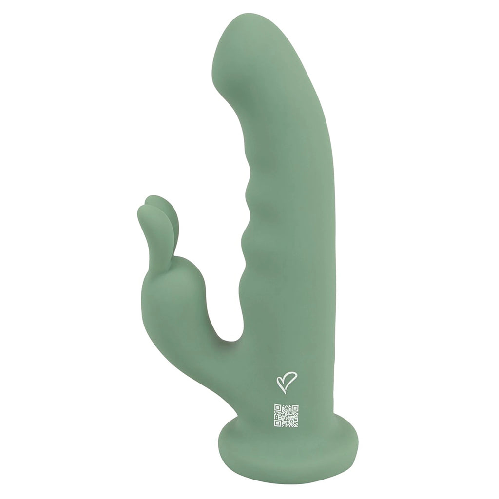 Vibrador Rabbit Rotativo de Silicone com Ventosa