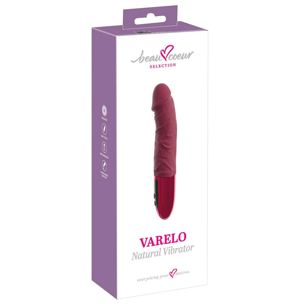 Vibrador Realista de Silicone Recarregável VARELO
