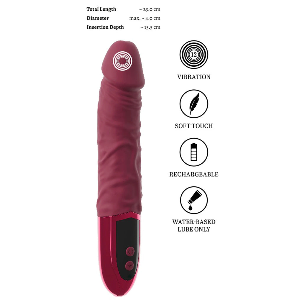 Vibrador Realista de Silicone Recarregável VARELO