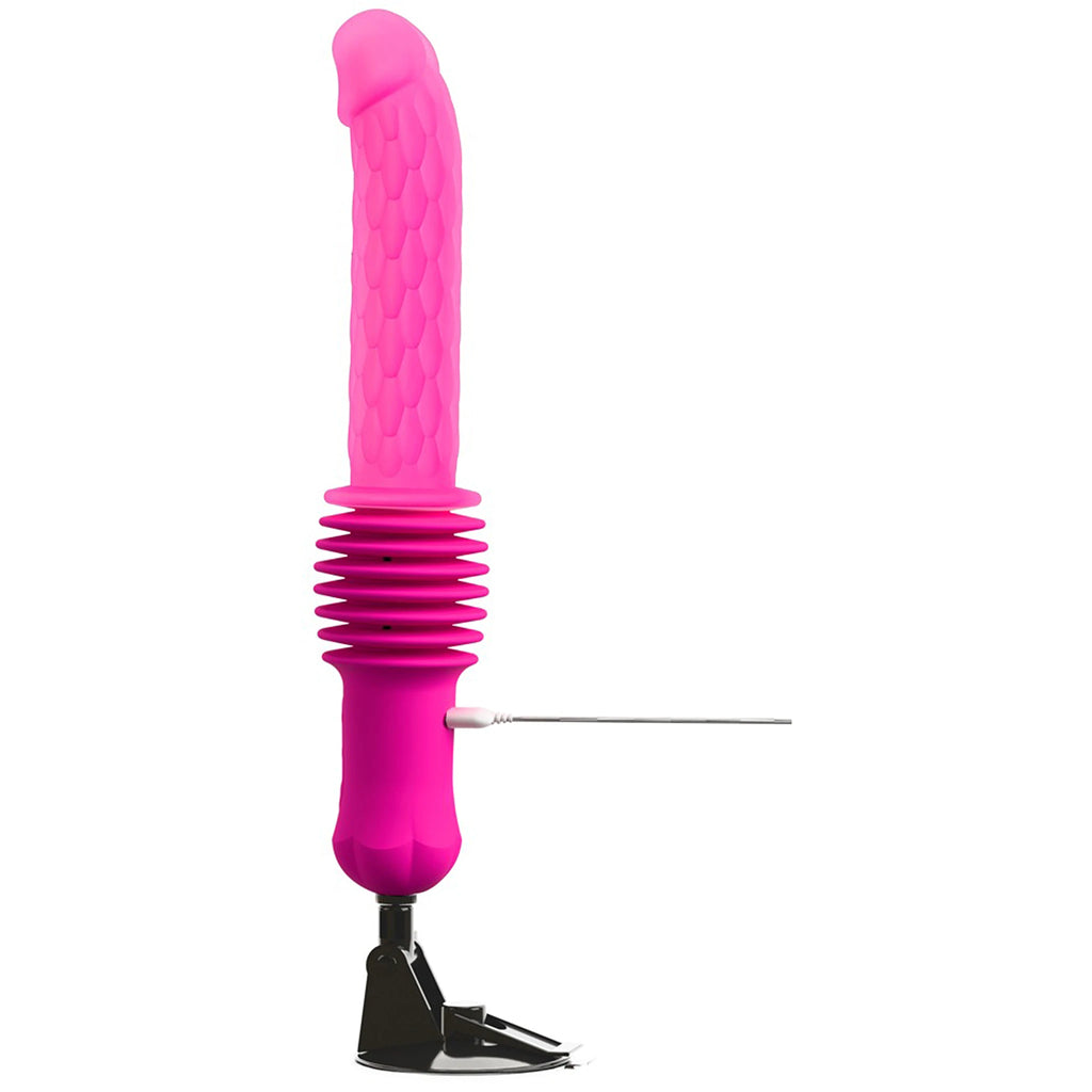 Vibrador de Vaivém de Silicone com Aquecimento, Ventosa e Comando