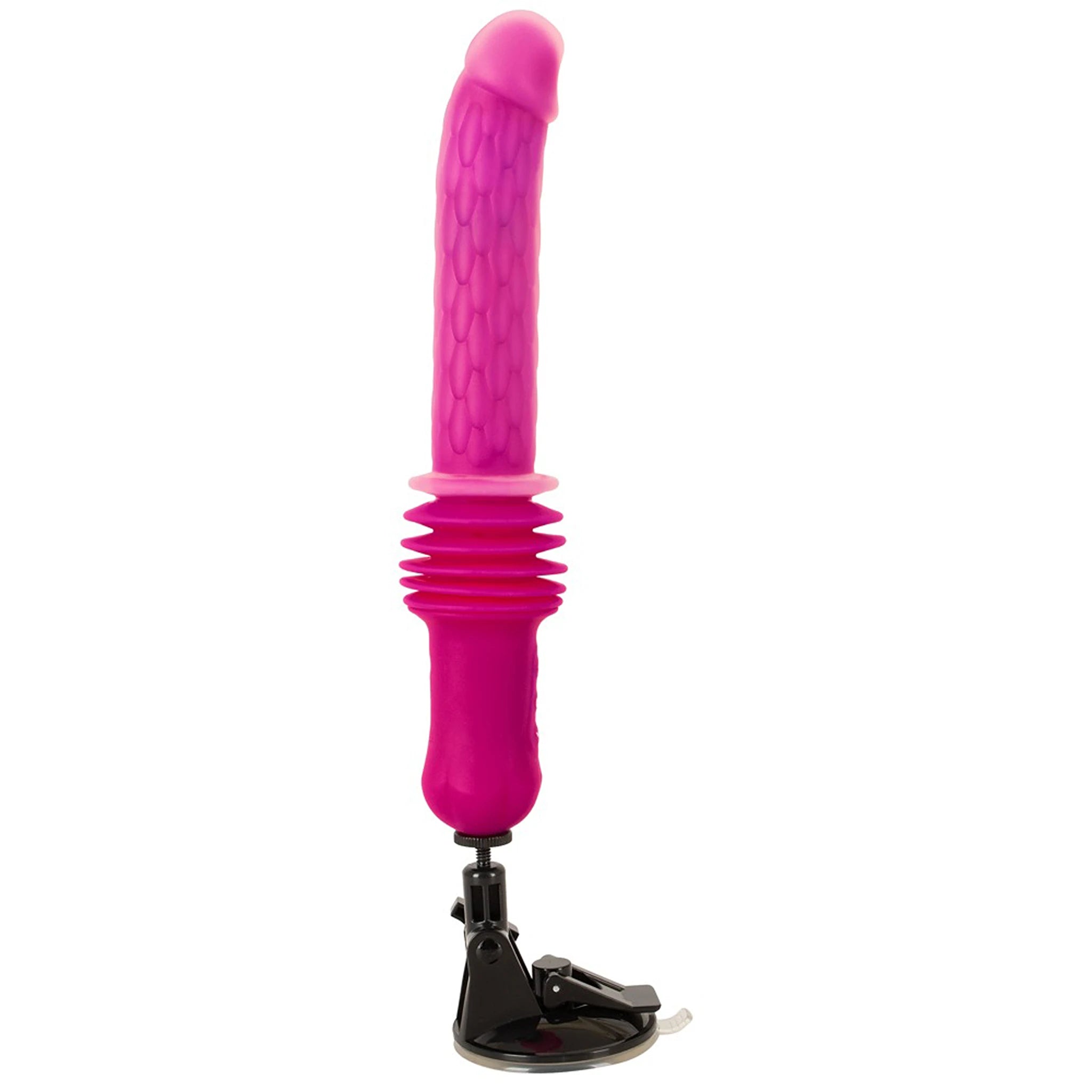 Vibrador de Vaivém de Silicone com Aquecimento, Ventosa e Comando