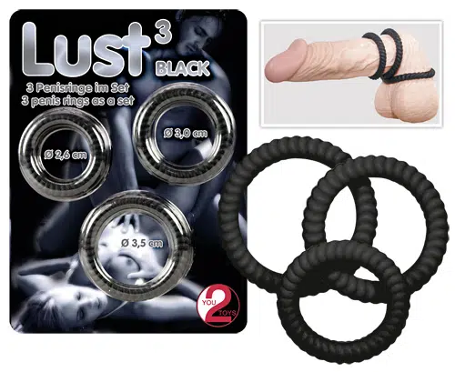 Aneis Lust 3 Black
