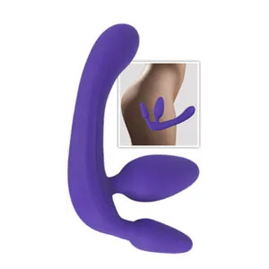 Strap-on 3 em 1 Sem Arnês Triple Teaser