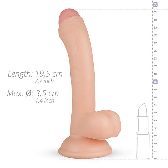 Dildo Realístico Vince - 13,5 cm - Image 5