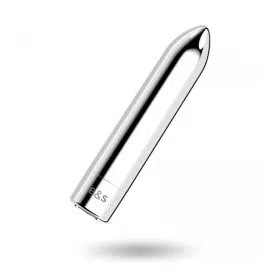 Bullet Black&Silver Recarregável - Vibrolandia