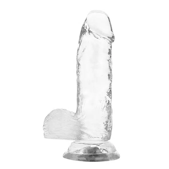 Dildo Jelly Com Escroto 15,5CM XRay - Vibrolandia
