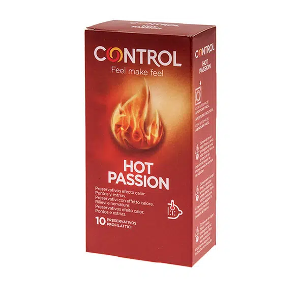 Preservativos Control Hot Passion (10 UN) - Vibrolandia