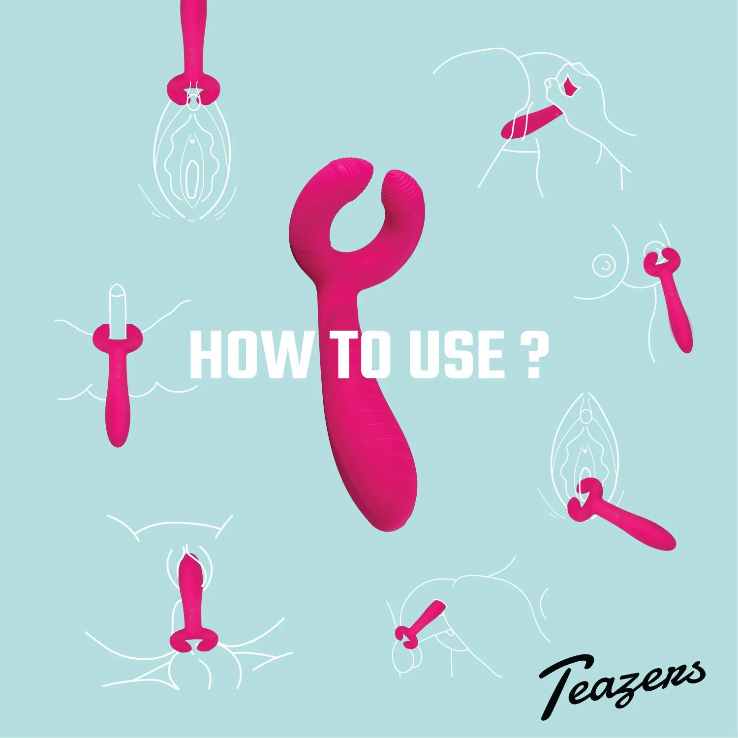 Vibrador Teazers Para Casais - Image 10