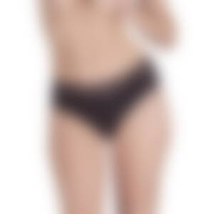 CUECA MENSTRUAL RENDADA PRETO DAILY+