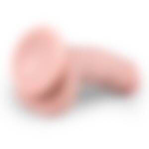 Dildo Realístico com Escroto Ventosa - 15 cm